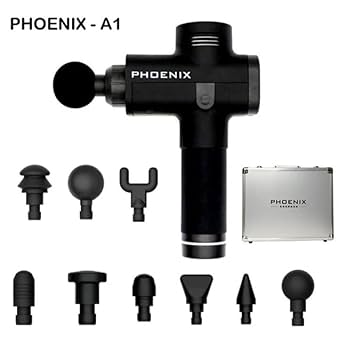 Brand Phoenix Massage Gun with Metal Case