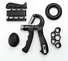 2 Pack Hand Grip Strengthener, Strength Trainer, Non Slip Rubber, Adjustable Resistance Gripper, Squeezer, Rock Climber Training, Forearm Workout, Finger Exerciserco5399