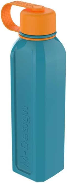 Image for Square Bottle with Strap - Blue 800ml 75076