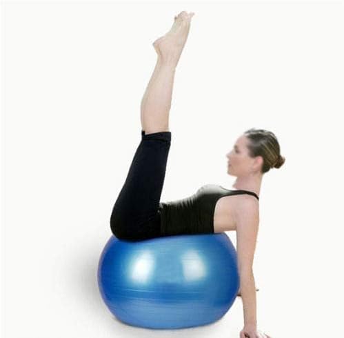 Image for Anti burst gym exercise sports swiss yoga aerobic body fitness ball (65cm, blue)