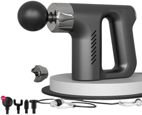 Muscle Massager Gun,Handheld Electric Deep Tissue Percussion Massager 6 Speeds with Ultra-Quiet,Muscle Massage Gun for Home,Gym,Office Use,4 Massage Heads-multi color