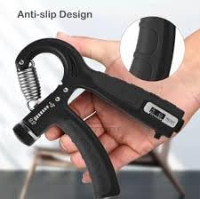 Image for 2 Pack Hand Grip Strengthener, Strength Trainer, Non Slip Rubber, Adjustable Resistance Gripper, Squeezer, Rock Climber Training, Forearm Workout, Finger Exerciserco5399