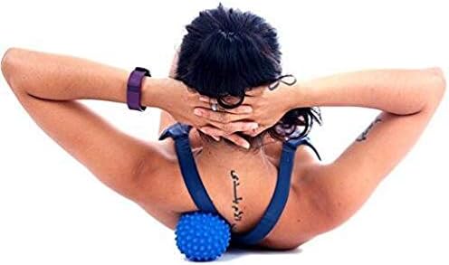 Image for Muscle Strengthening Massage Ball, Spiky Massage Balls, Stress Reflexes, Sensory Porcupine Ball Blue