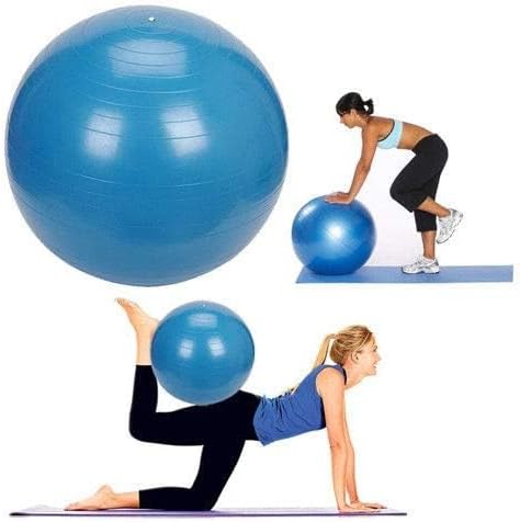 Image for Anti burst gym exercise sports swiss yoga aerobic body fitness ball (65cm, blue)