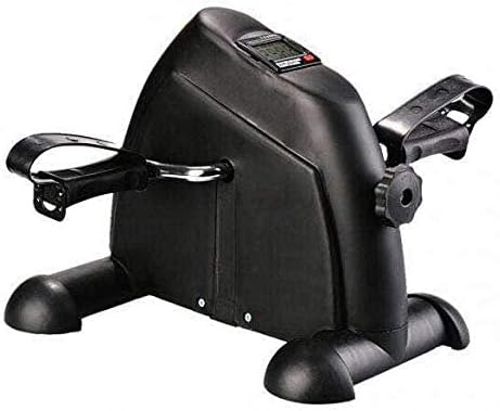 Image for Mini Fitness Leg Stepper for Men and Women - Cardio Exercise Trainer With Monitor and Resistance Bands - Mini Stair Stepping Equipment Without Installation - White