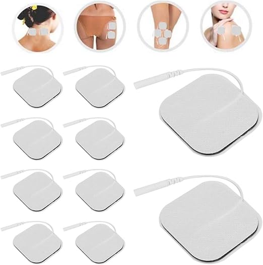 Image for Phyzioline Tens Electrodes, Replacement Pad for Body Electrode Pad, Massager Instrument, 5 x 5 cm Electrode Patch, Physiotherapy