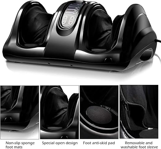 Image for Air Pressing Rolling Therapy Foot Massager (Black)