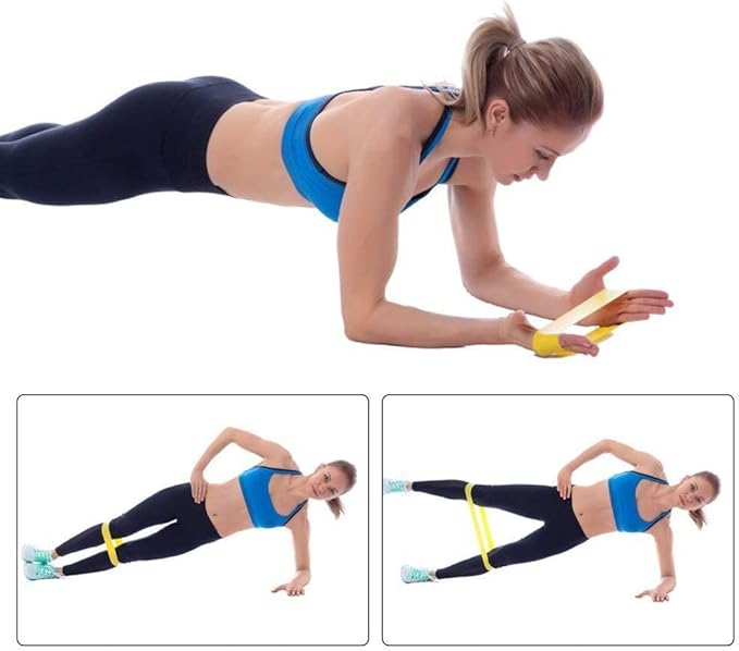 Image for Resistance Loop Exercise Bands Set With Carry Bag - Multi Color