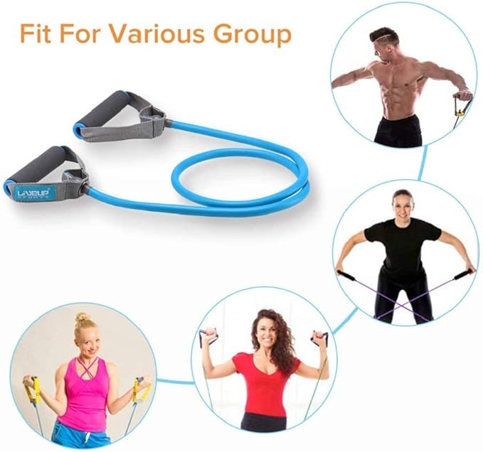 Image for EXERSICE TONING TUBE BAND LS3201-M