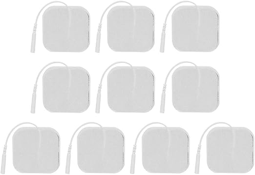 Image for Phyzioline Tens Electrodes, Replacement Pad for Body Electrode Pad, Massager Instrument, 5 x 5 cm Electrode Patch, Physiotherapy