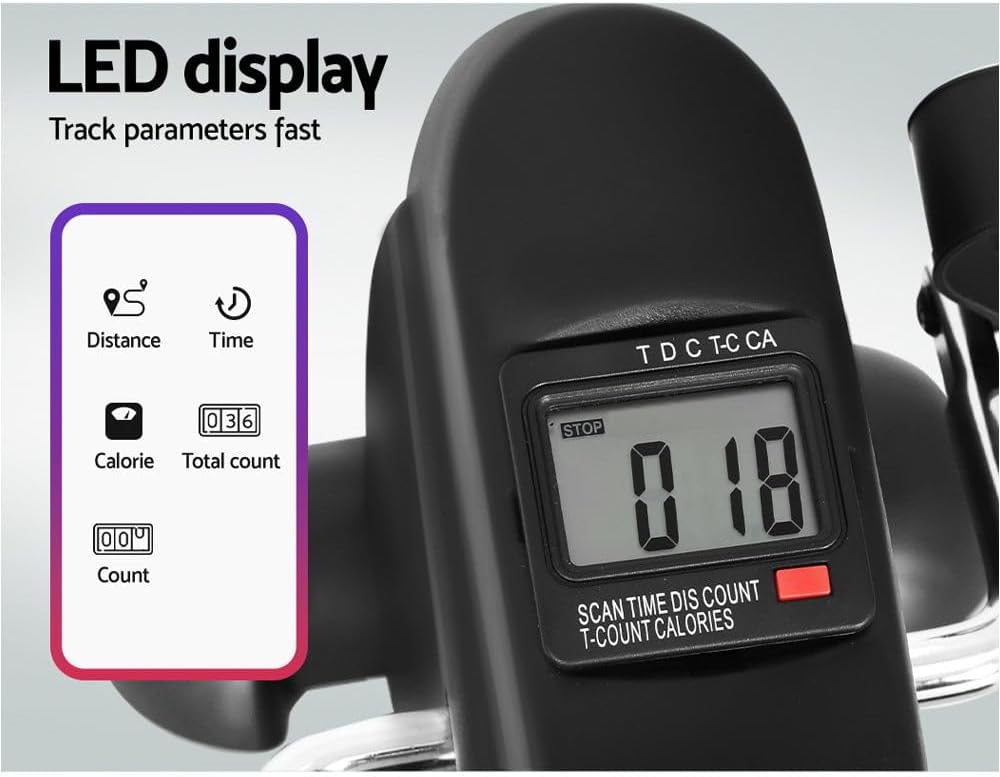 Image for Household Exercise Setpper Machine Low Noise Mini Elliptical Device Fitness Equipment with Smart LED used for the Elderly and Youth