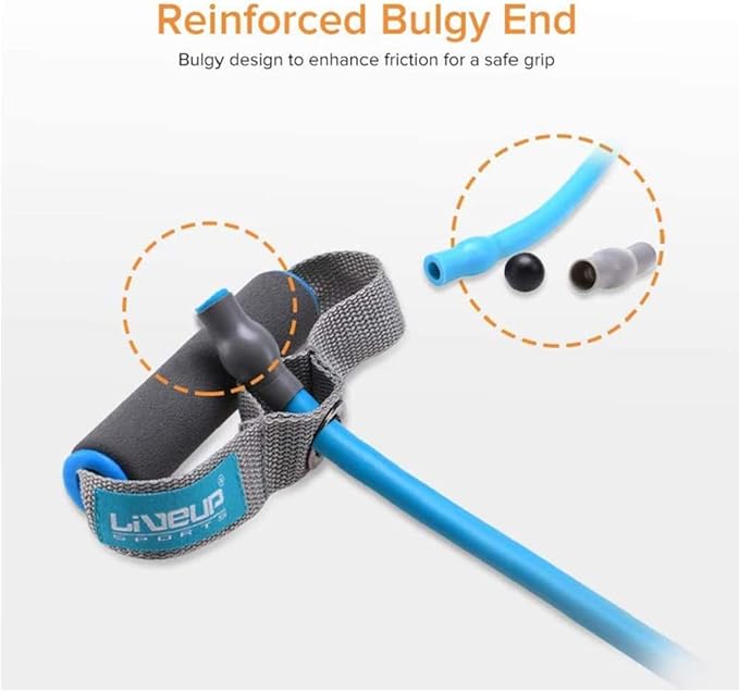 Image for LiveUp DUAL Expander, double EXERCISER TUBE - LS3652 - Multi Color