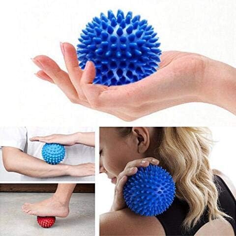 Image for Muscle Strengthening Massage Ball, Spiky Massage Balls, Stress Reflexes, Sensory Porcupine Ball Blue