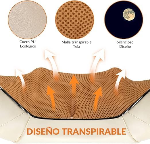 Image for LimosRevitalizing Neck Massager with Heat - Deep Tissue Kneading Pillow for Neck, Shoulder, Back, Legs & Waist Pain Relief - Perfect for Home, Office & Car