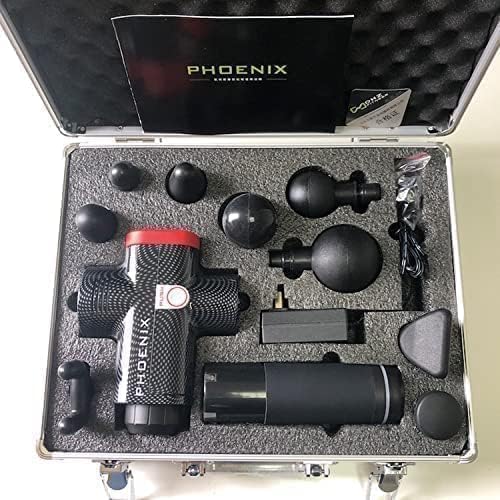 Image for Phoenix Massage Gun A1 with 9 Heads for All Body Massage