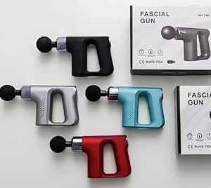 Massage Gun Fascial Gun Muscle Massager Deep Tissue Percussion Massager Body Relax Pain Relief Electric Therapy Gun for Fitness Relaxer