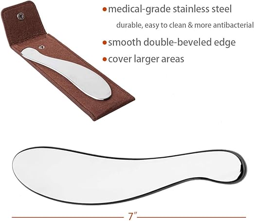 Image for Stainless Steel Gua Sha Tools-Massage Scraping Tool for Soft Tissue Mobilization,Physical Therapy for Back, Legs, Arms