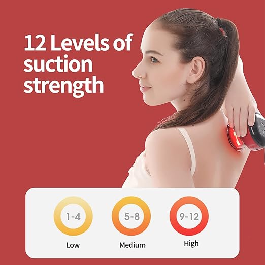 Image for Smart Dynamic Cupping Therapy Set,Cellulite Massager 3 in 1 Vacuum Therapy Machine Cellulite Remover,Gua Sha Massage Tool with 6 Level Temperature and Suction, 1 Pack, Blue