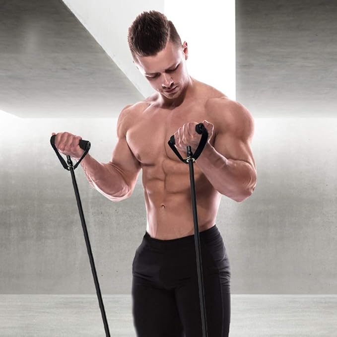 Image for Rally Belt Arm Resistance Stretch Band Rope (N017b, Yellow)