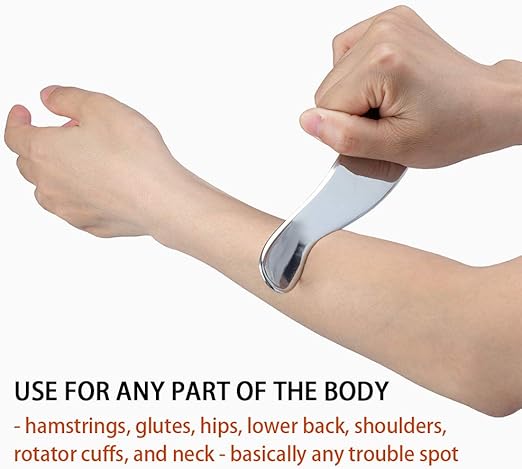Image for Stainless Steel Gua Sha Tools-Massage Scraping Tool for Soft Tissue Mobilization,Physical Therapy for Back, Legs, Arms