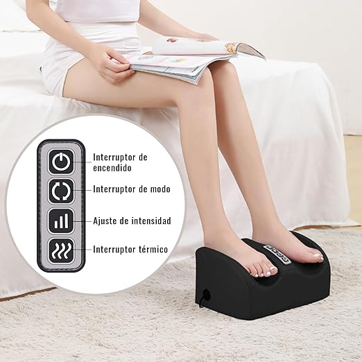 Image for Shiatsu Foot Massager Machine with Heat,Vibration,Rolling Compression Foot Massager Machine,Deep Tissue Massager for Foot and Calf Massage,Gifts for Mom and Dad
