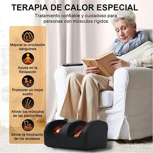 Image for Shiatsu Foot Massager Machine with Heat,Vibration,Rolling Compression Foot Massager Machine,Deep Tissue Massager for Foot and Calf Massage,Gifts for Mom and Dad