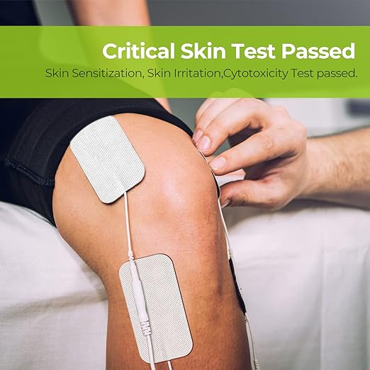 Image for AUVON TENS Unit Pads 2"X4" 10 Pcs, 3rd Gen Latex-Free Rectangular Replacement Pads Electrode Patches with Upgraded Self-Stick Performance for Electrotherapy